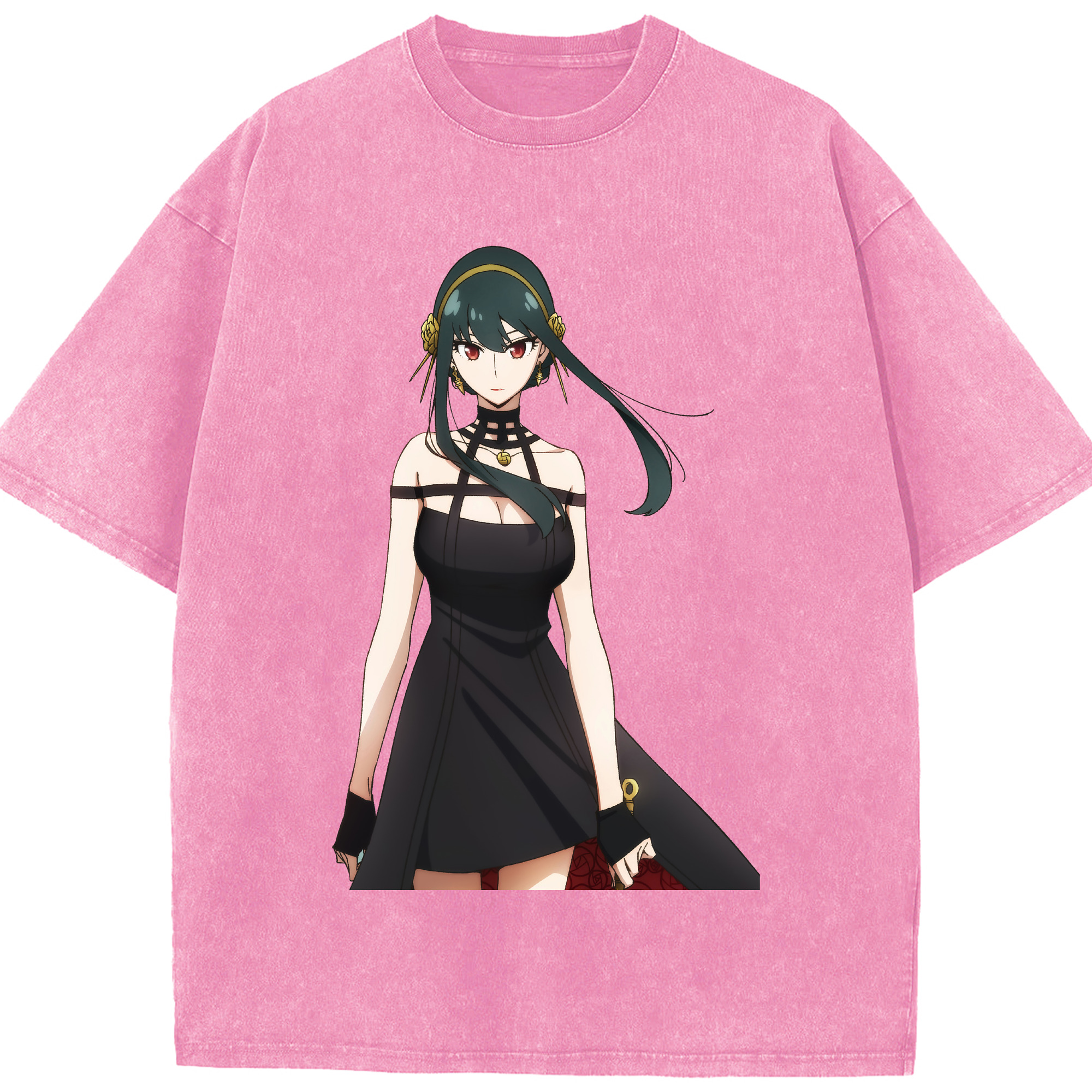 （画像用） SPY×FAMILY间谍家家酒 綿100% ヴィンテージ風 半袖Tシャツ（フロントプリント）